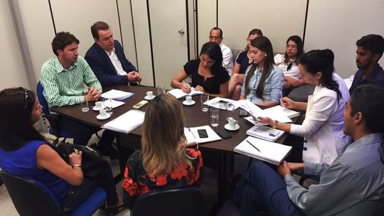 Prefeito de São Pedro da Cipa e equipe cumprem agenda 