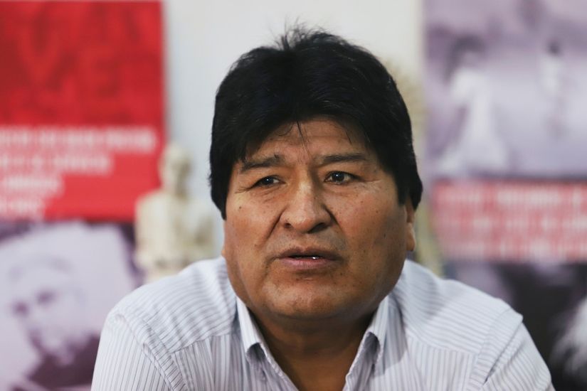 Imagem de Evo Morales durante entrevista no dia 6 de janeiro de 2020. (Foto: Matias Baglietto/Reuters)