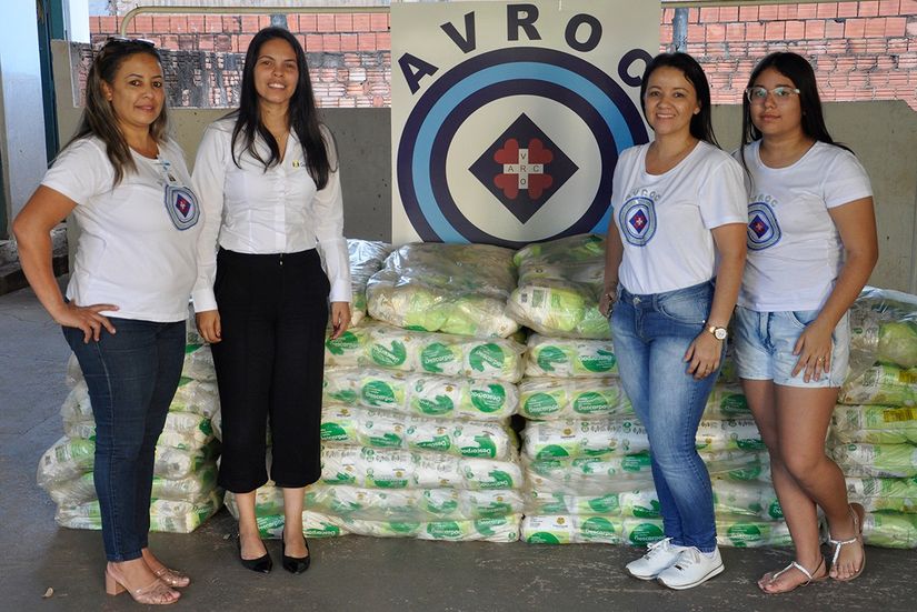 Avroc recebe doação de fraldas para auxílio de assistidos da instituição