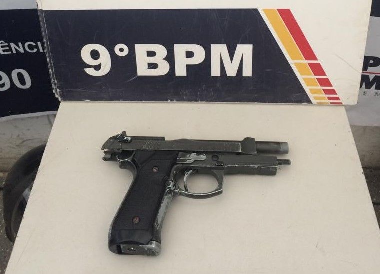 PM intercepta trio e impede roubo a estabelecimento comercial no Tijucal 