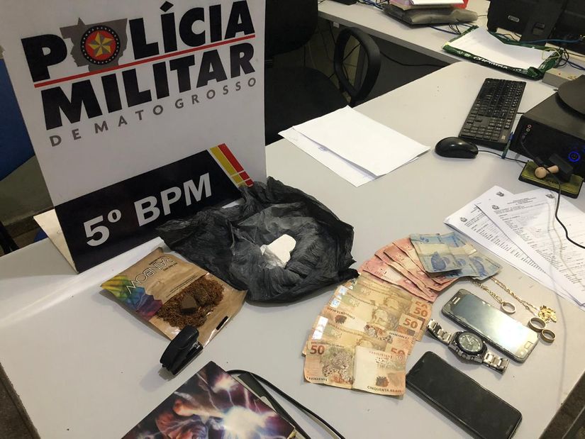 Jovens são flagrados com drogas e dinheiro no Jardim Participação