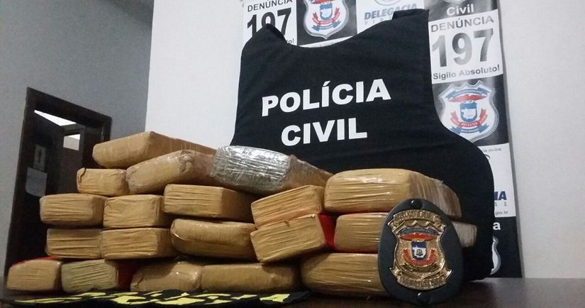 Três são detidos com 17 kg de maconha em Lucas do Rio Verde