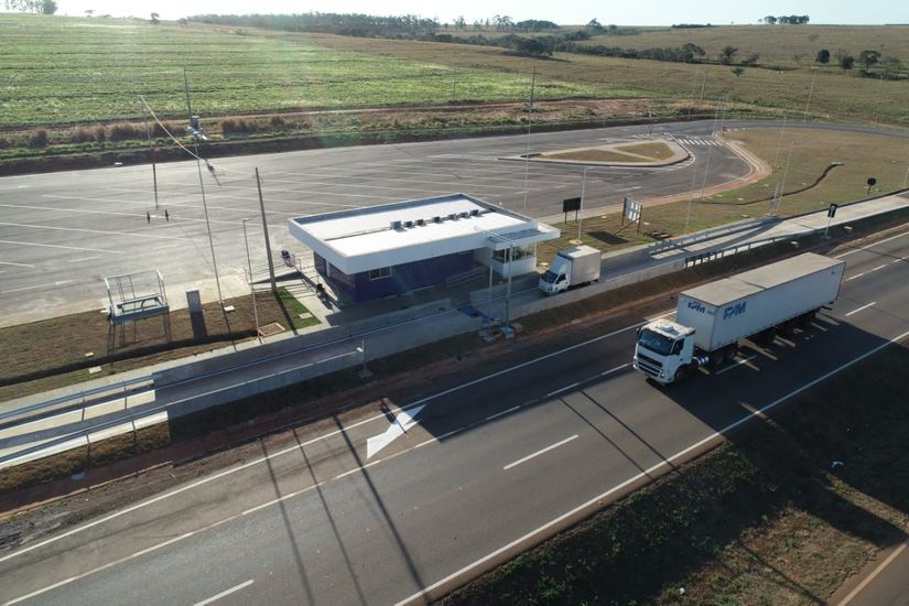 Balança de pesagem evita que 500 t de carga trafeguem na BR-163 de forma irregular