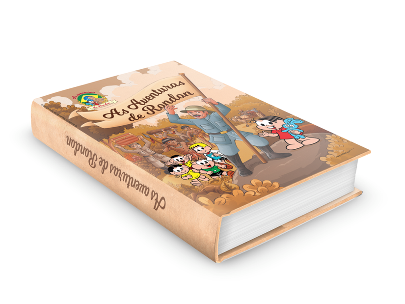 Escola fundada por marechal recebe livro “As aventuras de Rondon” com a Turma da Mônica