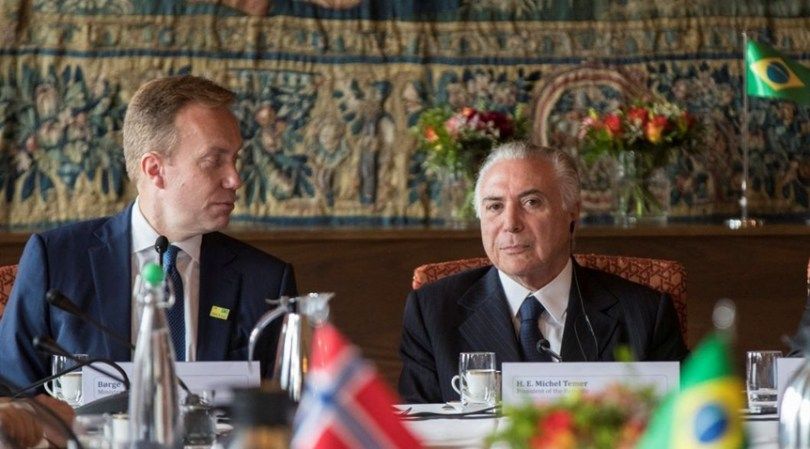 Contribuições da Noruega ao Fundo Amazônia permitem evitar desmatamento, diz Temer