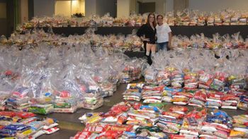 Visitantes da Arena Encantada doaram 83 toneladas de alimentos