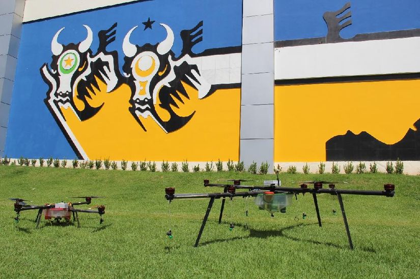 Agricultura familiar de MT é contemplada com drone por empresa chinesa
