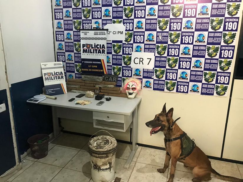 Integrante do CV é preso após ser flagrado com maconha em MT