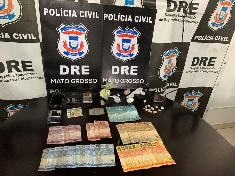 Casal é preso por tráfico de drogas em Várzea Grande