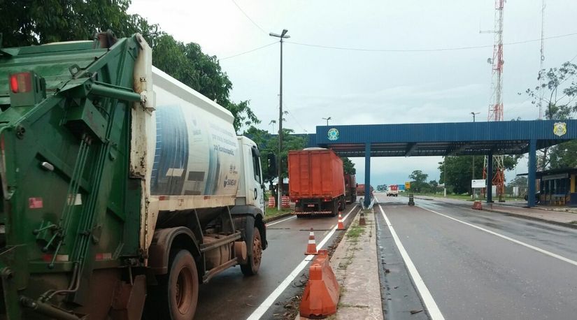 Veículos com excesso de carga na BR-163 serão multados a partir de hoje (1º)