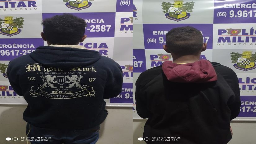 Bandidos são flagrados pela PM agredindo e esfaqueado idoso durante roubo em MT