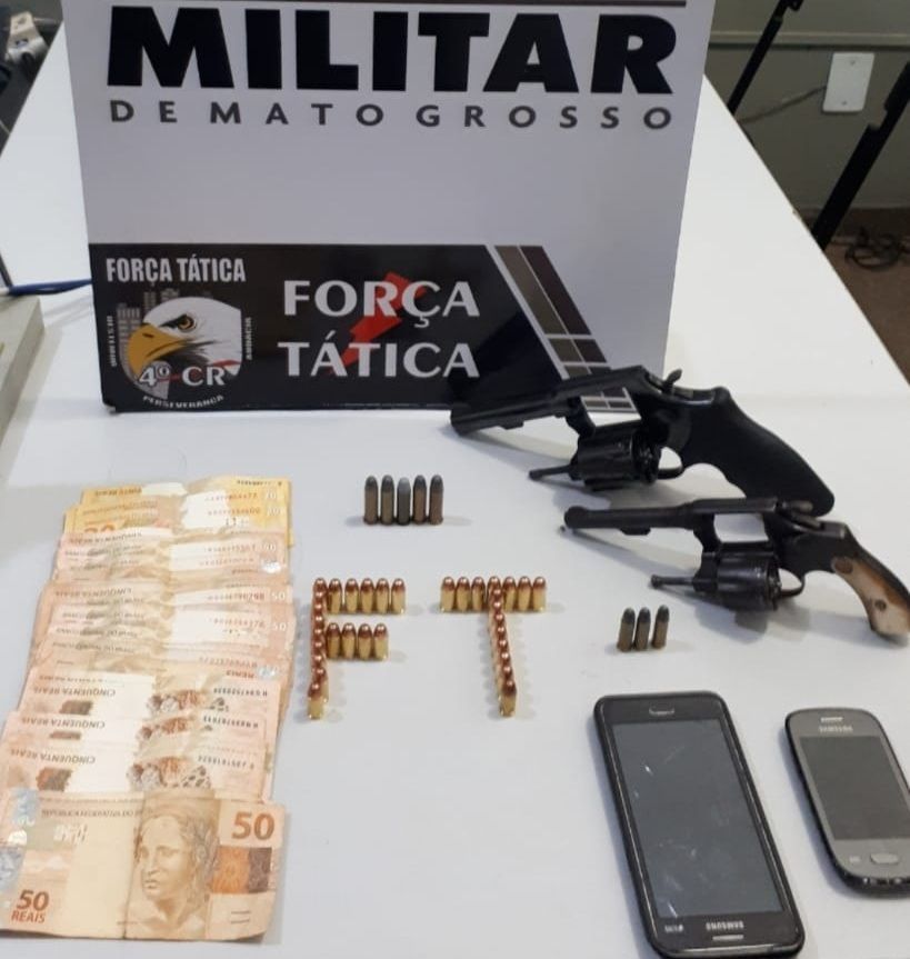 Empresário suspeito de alugar armas é preso com revólveres e 41 munições em Rondonópolis