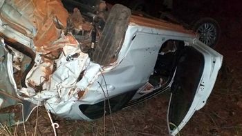 Motorista morre após veículo que conduzia capotar na BR-163 