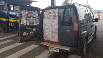 Motorista é preso pela PRF com cigarros contrabandeados