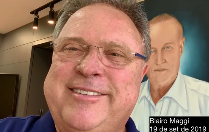 Blairo diz em vídeo que não pretende disputar vaga deixada por Selma