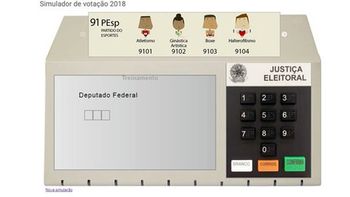 Eleitor já pode simular votação na urna eletrônica no site do TSE