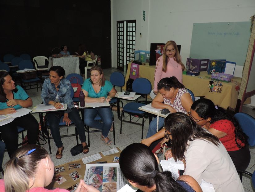 Semed promove vivência para professores do curso de formação da educação infantil