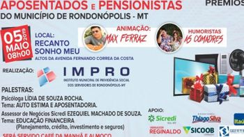 Convites para o Encontro dos Aposentados e Pensionistas já estão no IMPRO