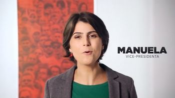 Manuela D’Ávila pede votos para Maria Lúcia e W.F.
