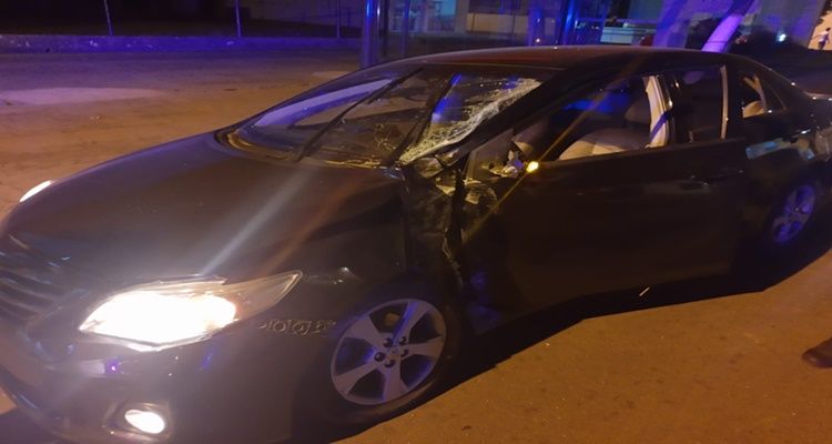 Motorista alcoolizado faz manobras perigosas e bate em poste no Centro de Rondonópolis