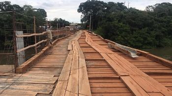 Sinfra interdita ponte de madeira no rio Teles Pires por risco de desabamento