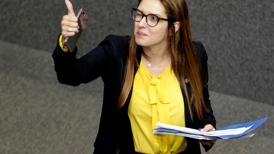Janaína reafirma compromisso com Russi e Botelho pela presidência da ALMT