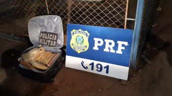 Motorista é preso pela PRF com 14 kg de cocaína
