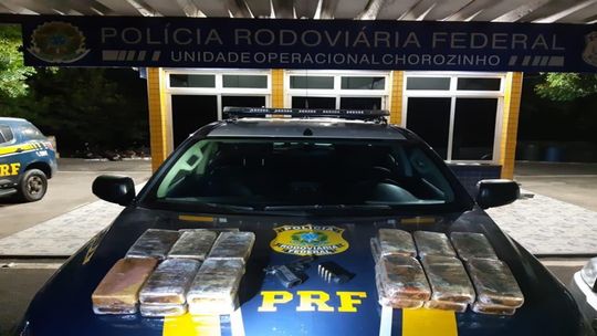 3º Sargento de MT é preso com mais de 40 Kg de cocaína no Estado do CE