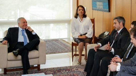 Temer e Benítez discutem construção de pontes entre Brasil e Paraguai