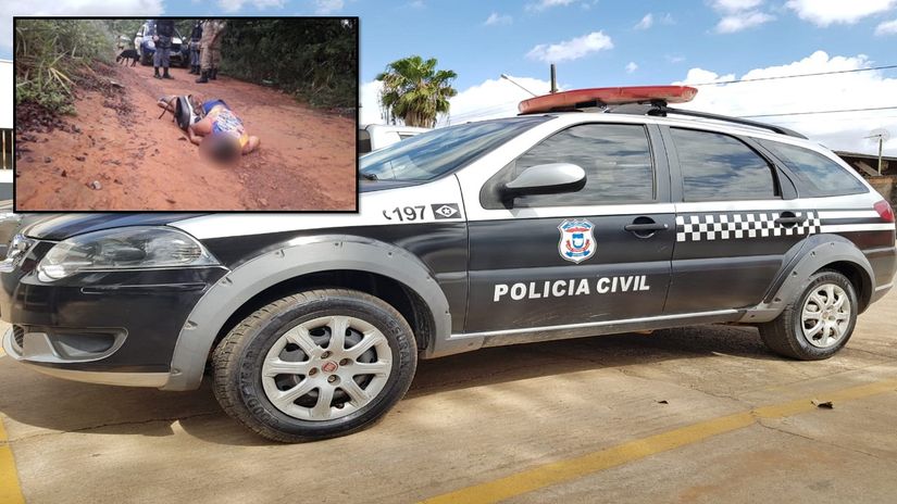 Homem é executado com tiros na cabeça e tem moto roubada no interior 