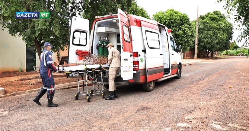 Homem é agredido com pauladas na cabeça em residência de Rondonópolis; suspeito foi preso pela PM 