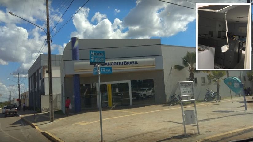 Agência do Banco do Brasil é alvo de criminosos, um é preso pela polícia 