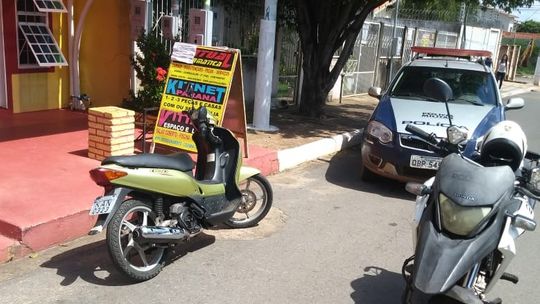PM recupera moto roubada de casa de idosa e apreende adolescente  