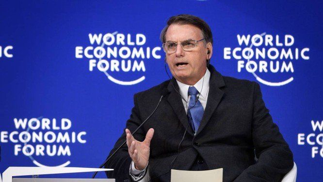 Economia, Venezuela e Battisti são temas de Bolsonaro em Davos