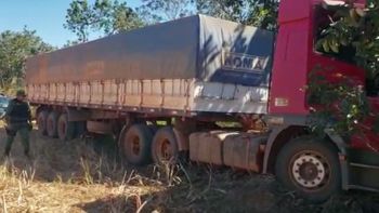 Polícia Ambiental localiza no Parque Dom Osório carreta roubada