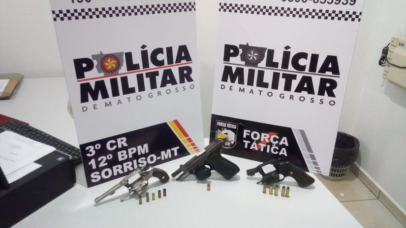 Criminosos trocam tiros com a Força Tática na MT-242 e três são mortos 