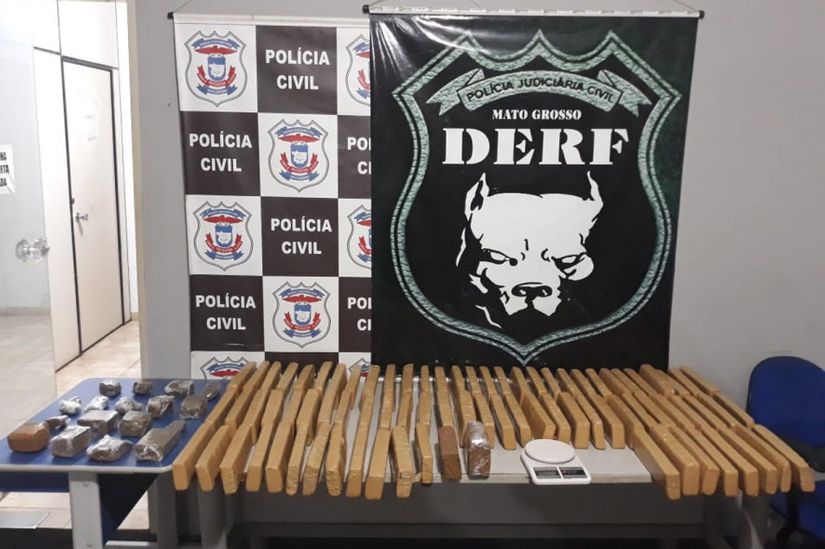 Derf Rondonópolis encerra ano com apreensão de uma tonelada de drogas