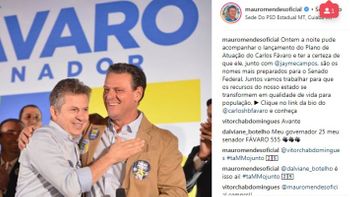 Justiça exige que Mauro Mendes apague publicações em rede social