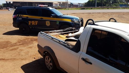 Jovem paraguaio é preso ao ser flagrando transportando 617 kg de maconha