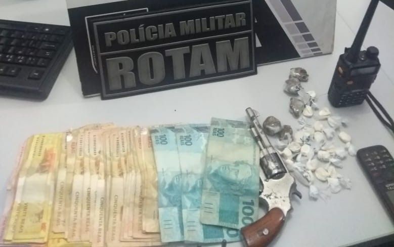 Traficante reage a abordagem da Rotam e acaba sendo baleado 