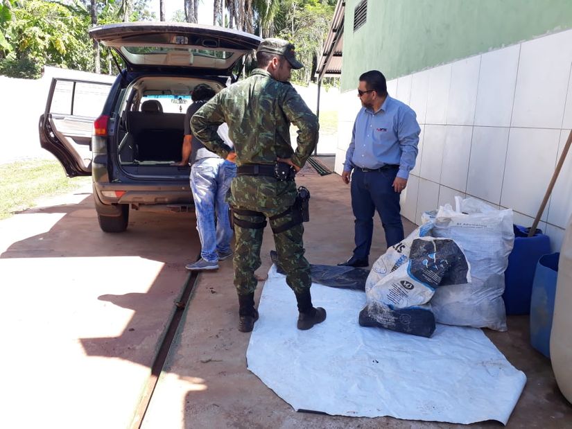 Polícia Ambiental e Indea apreendem 380 kg de pescado irregular na MT-270