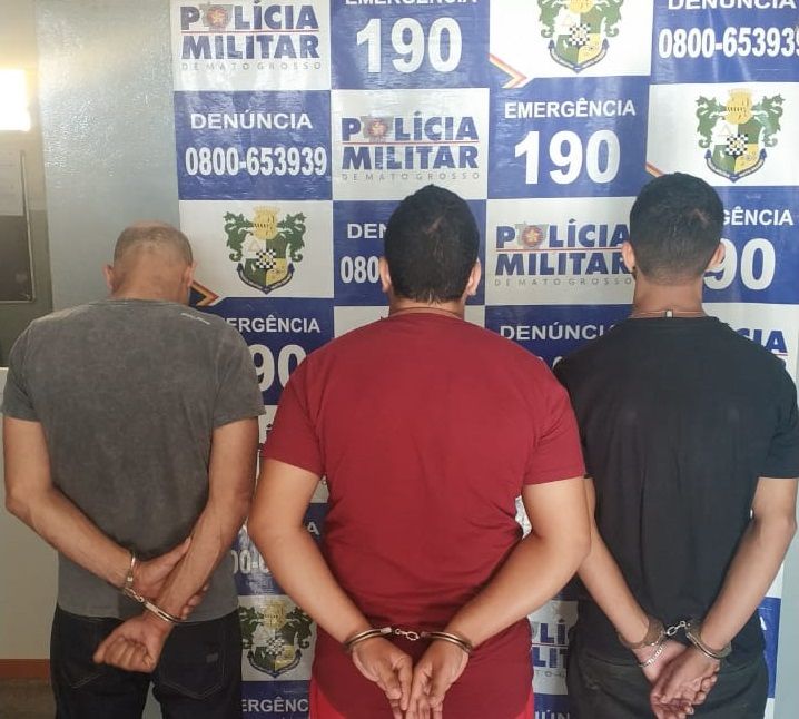 Trio é preso com notas falsa no centro de Rondonópolis