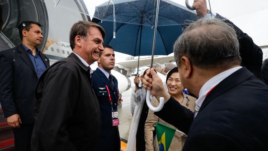 Bolsonaro chega ao G20 e diz que Alemanha tem muito o que aprender com o Brasil