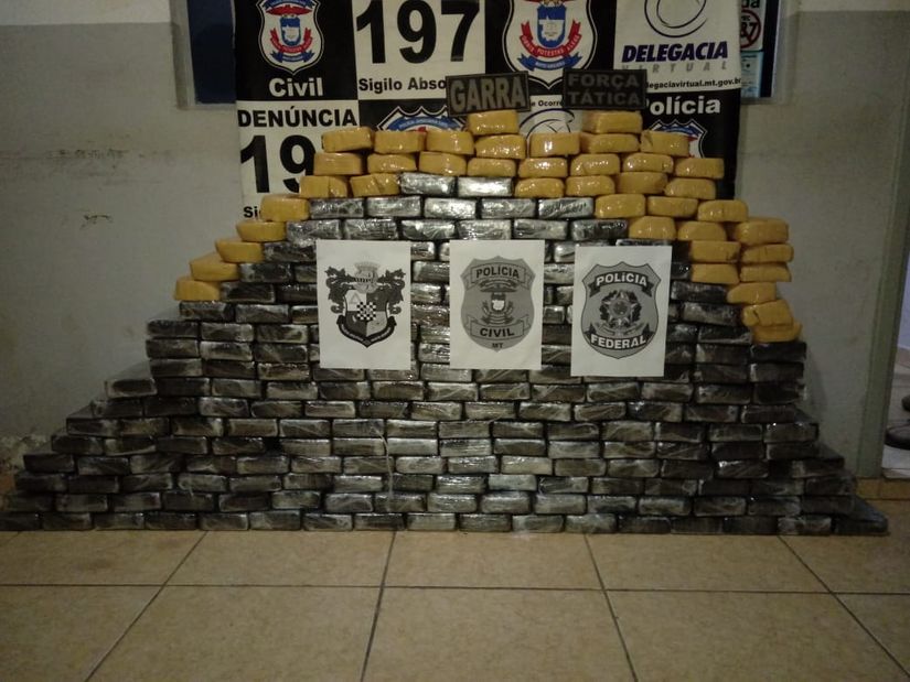 Ação integrada resulta na apreensão de 259 quilos de cocaína em Nova Bandeirante