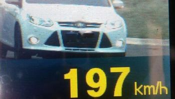 Motorista flagrado a 197 km/h responderá por contravenção penal