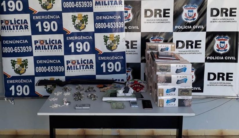 Operação conjunta contra o tráfico prende sete na capital