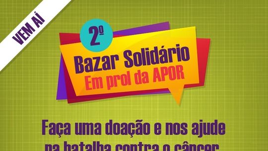 APOR recebe doações para realizar 2º Bazar Solidário