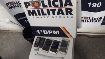 Roubo a estabelecimento comercial termina com dois suspeitos presos pela PM 