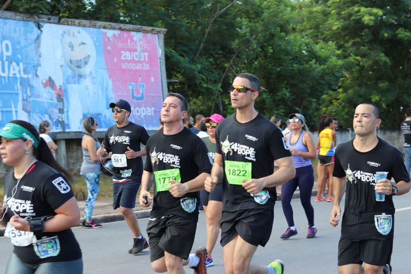 Exemplos de superação, vitalidade e alegria marcaram 4ª Corrida do Bope em Cuiabá