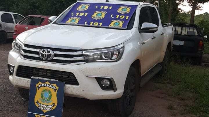 Caminhonete roubada no Pará é recuperada pela PRF em Mato Grosso